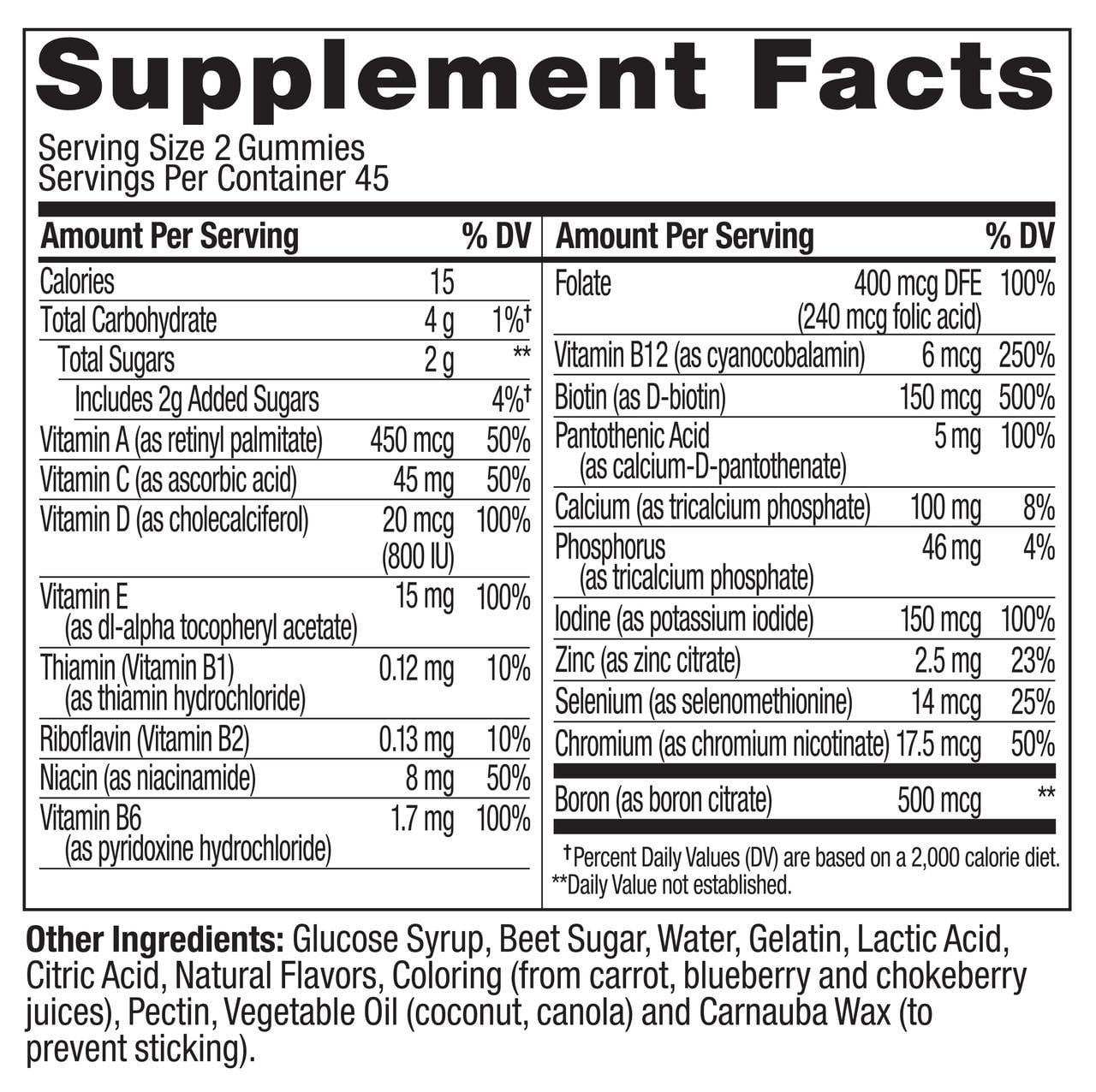 OLLY Women's Multivitamin Gummies with Essential Vitamins