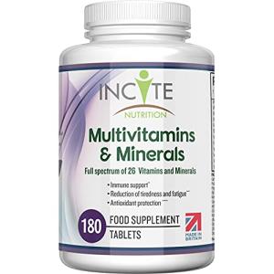 Vegan Multivitamins & Minerals - 180 Tablets
