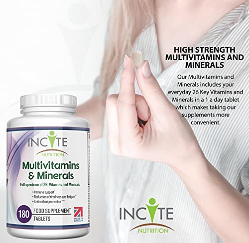 Vegan Multivitamins & Minerals - 180 Tablets