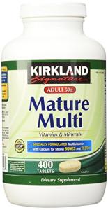Kirkland Mature Multi Vitamins 50+ 400 Tabs