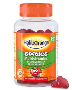 Haliborange Strawberry Gummy Multivitamins, 60 Count
