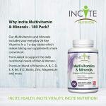 Vegan Multivitamins & Minerals - 180 Tablets