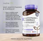 Vegan Multivitamin and Mineral Supplement - 365 Tablets