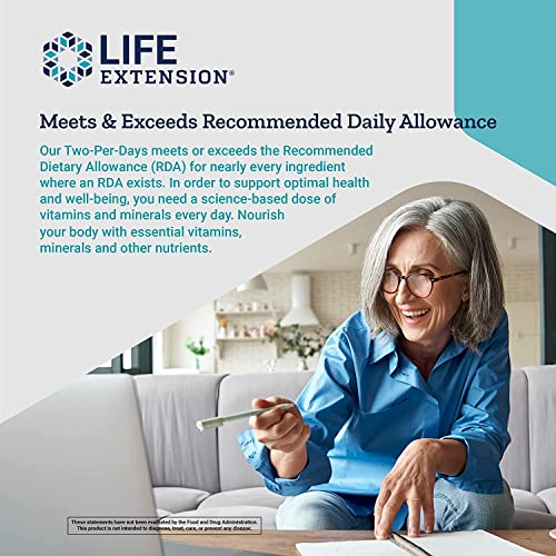 Life Extension Two Per Day High Potency Multivitamins