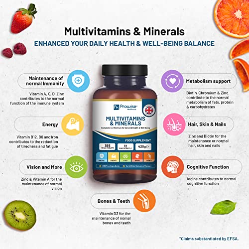 A-Z Vegan Multivitamins & Minerals - 365 Tablets