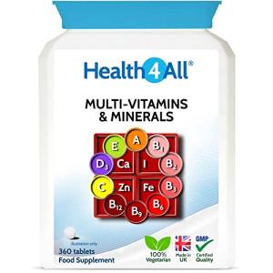 Health4All Daily Multivitamins & Minerals 360 Tablets