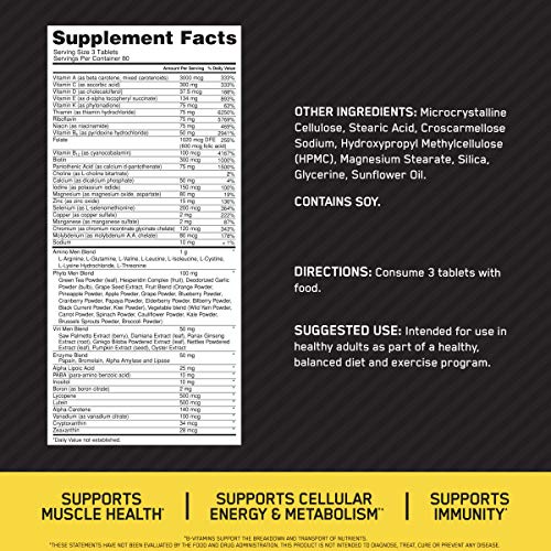Optimum Nutrition Opti-Men Daily Multivitamin, 240 Count
