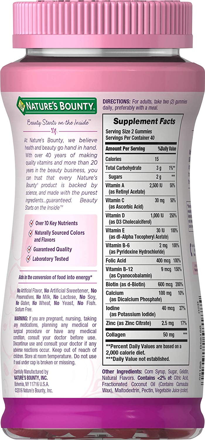Nature's Bounty Women's Multivitamin Gummies, 80 Count