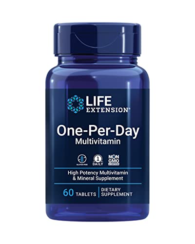 Life Extension One Per Day Multivitamins, 60 Count