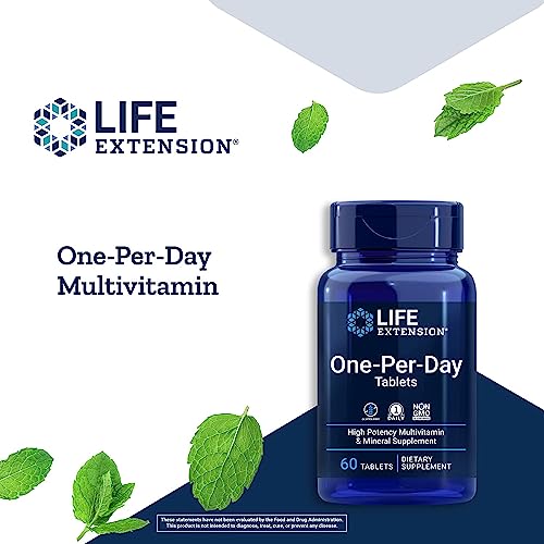 Life Extension One Per Day Multivitamins, 60 Count