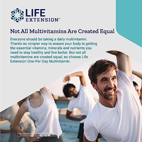 Life Extension One Per Day Multivitamins, 60 Count
