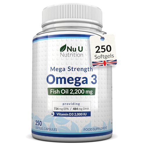 Omega 3 & Vitamin D3 Softgels - High Strength