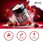 Warrior Creatine Monohydrate Powder 500g - Strawberry