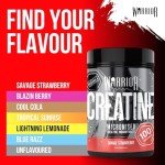 Warrior Creatine Monohydrate Powder 500g - Strawberry