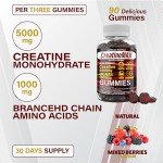 Creatine MAX Gummies - Vegan, Sugar Free, 5000mg