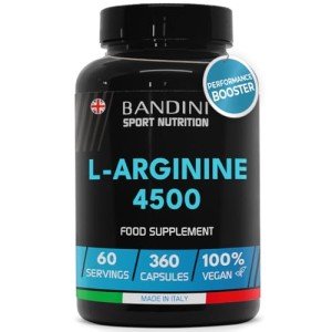 Bandini® L-Arginine 4500mg Veggie Capsules