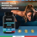 Bandini® L-Arginine 4500mg Veggie Capsules