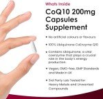 CoQ10 200mg Vegan Capsules - 2 Bottles