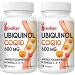 Ubiquinol CoQ10 600mg with Omega 3, 6, 9