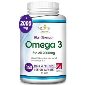 Omega 3 Fish Oil Soft Gels - 2000mg