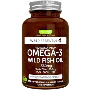 Omega-3 Fish Oil with Astaxanthin, 180 Capsules