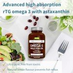 Omega-3 Fish Oil with Astaxanthin, 180 Capsules