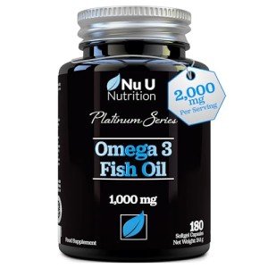 Omega 3 Fish Oil 1000mg - 180 Softgels