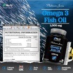 Omega 3 Fish Oil 1000mg - 180 Softgels