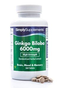 Ginkgo Biloba 6000mg Vegan 360 Tablets