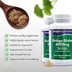 Ginkgo Biloba 6000mg Vegan 360 Tablets
