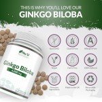 Ginkgo Biloba 6000mg Vegan Tablets - 400 Count