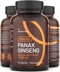 High-Potency Korean Ginseng Capsules - 60 Count
