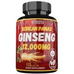 Korean Panax Ginseng Extract 12,000mg - 120 Tablets