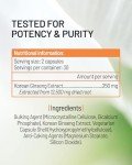 Korean Ginseng 12500mg - 60 High-Potency Capsules