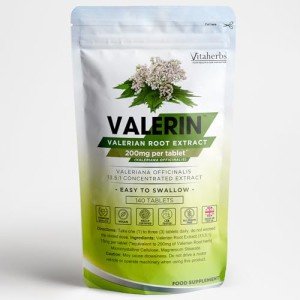 Valerin Valerian Root Tablets 200mg - 140 Vegan