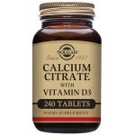 Solgar Calcium Citrate Plus Vitamin D3 - 240 Tablets