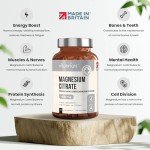High Dose Vegan Magnesium Citrate - 240 Capsules