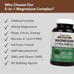 5-in-1 Magnesium Complex for Sleep and Energy