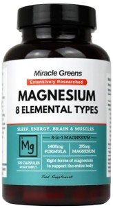 8 in 1 Magnesium Complex – 1400mg, 120 Capsules