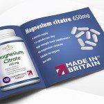 High Strength Vegan Magnesium Citrate 650mg Capsules