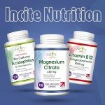High Strength Vegan Magnesium Citrate 650mg Capsules