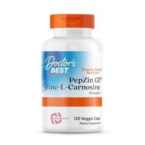 Doctor's Best PepZinGl Zinc L-Carnosine 120 Veggie Capsules