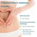 Zinc Chelate 25mg Tablets with Copper, 180 Count