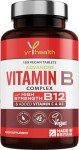 Vegan B Complex with Vitamins C, D3, K2 - 180 Tablets