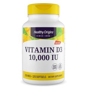 Healthy Origins Vitamin D3 250mcg 120 Softgels