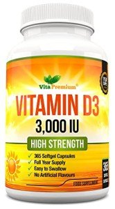 High Strength Vitamin D3, 365 Softgels