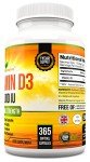 Vitamin D3 1,000 IU Softgels - 365 Count