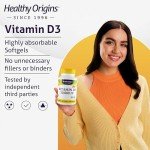 Healthy Origins Vitamin D3 250mcg 120 Softgels