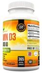 High Strength Vitamin D3, 365 Softgels