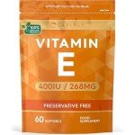 Vitamin E 400iu Capsules - 60 Count